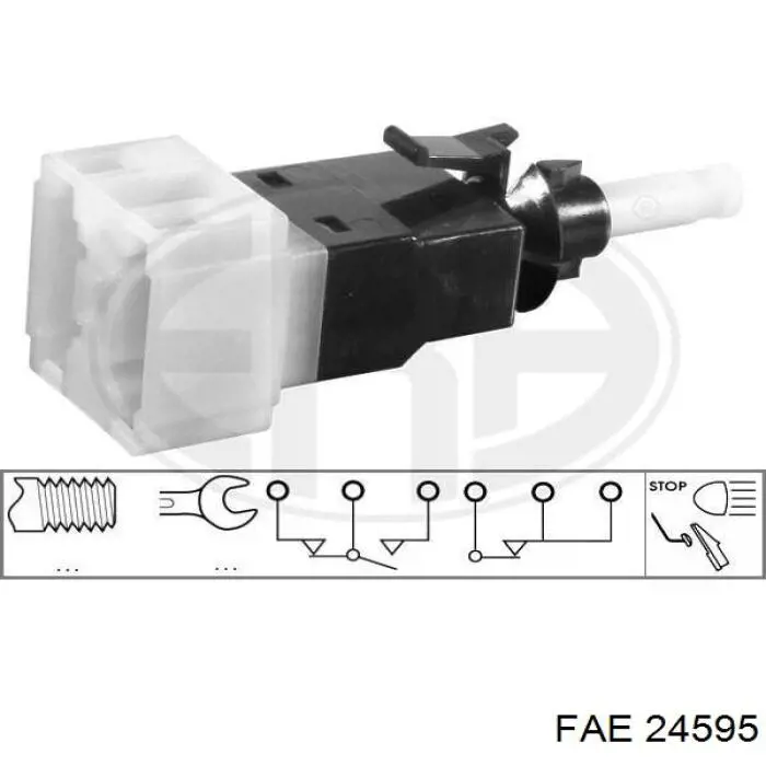 Interruptor de luz de freno FAE 24595 precio, desde 18,43 EUR
