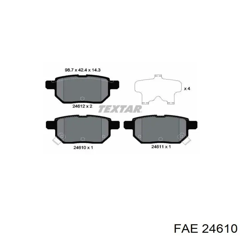 24610 FAE interruptor luz de freno