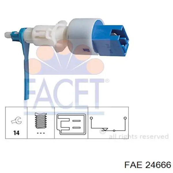 24666 FAE interruptor luz de freno