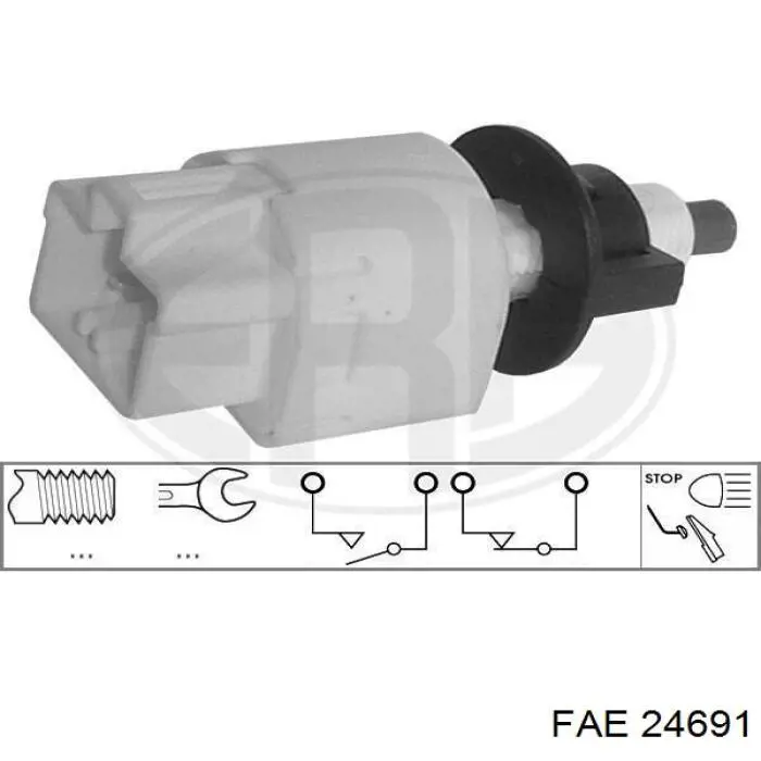 Interruptor de luz de freno FAE 24691 precio, desde 11,97 EUR