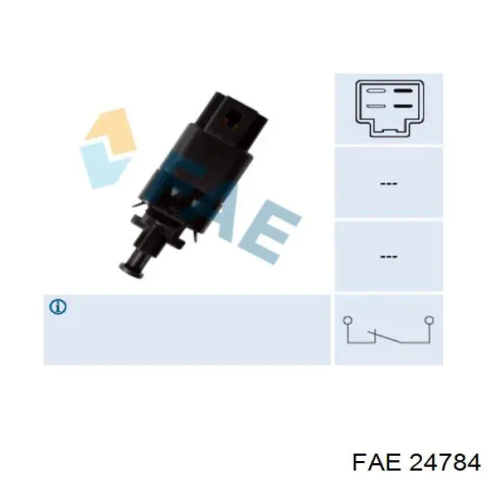 Interruptor de luz de freno FAE 24784 precio, desde 11,29 EUR