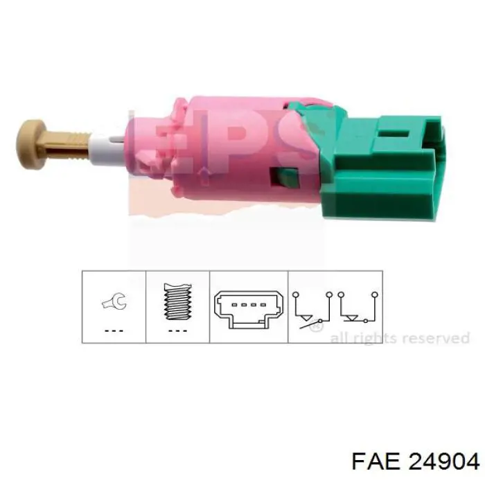 Comprar 24904 FAE Interruptor de luz de freno