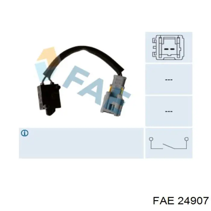 Interruptor de embrague FAE 24907 precio, desde 8,47 EUR