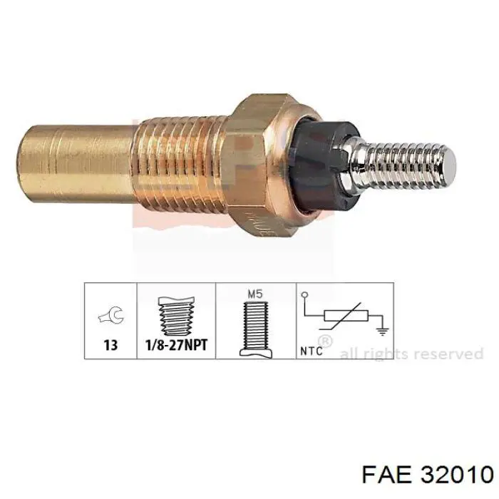 Comprar 32010 FAE Sensor de temperatura de agua