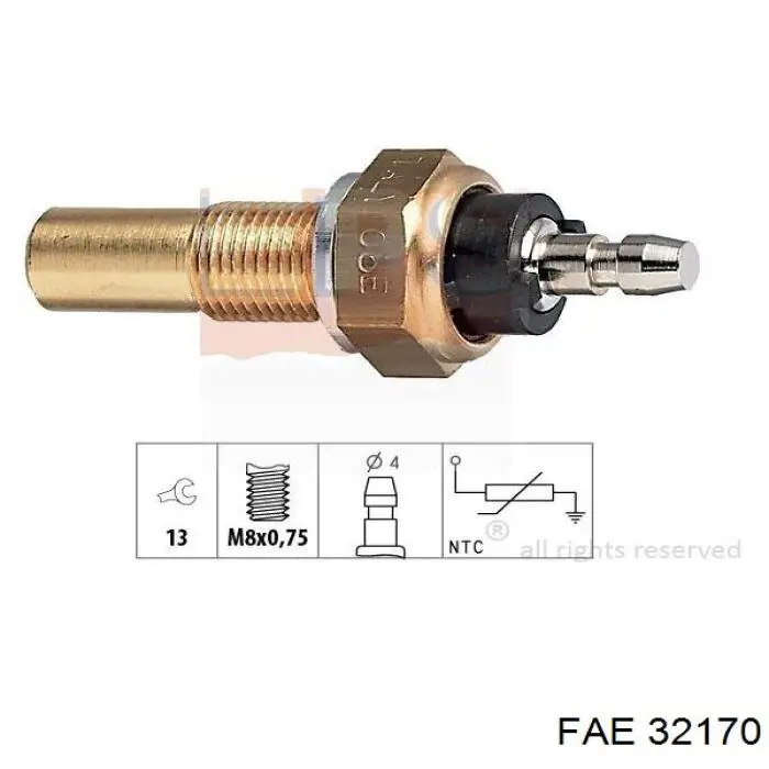 Comprar 32170 FAE Sensor de temperatura de agua