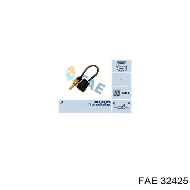 Comprar 32425 FAE Sensor de temperatura de agua