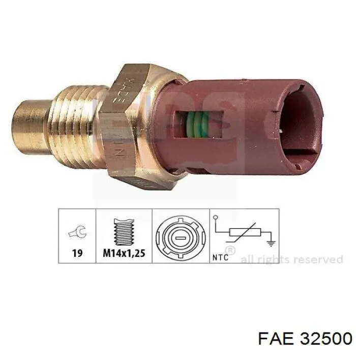 Comprar 32500 FAE Sensor de temperatura de agua