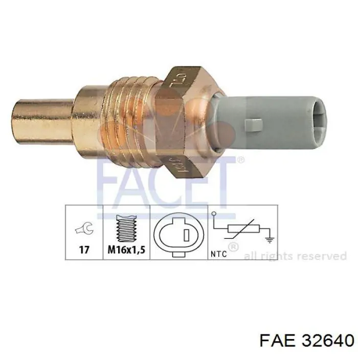 Comprar 32640 FAE Sensor de temperatura de agua