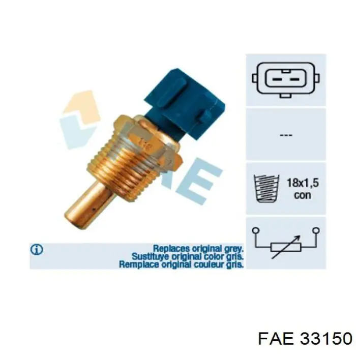 Comprar 33150 FAE Sensor de temperatura de agua
