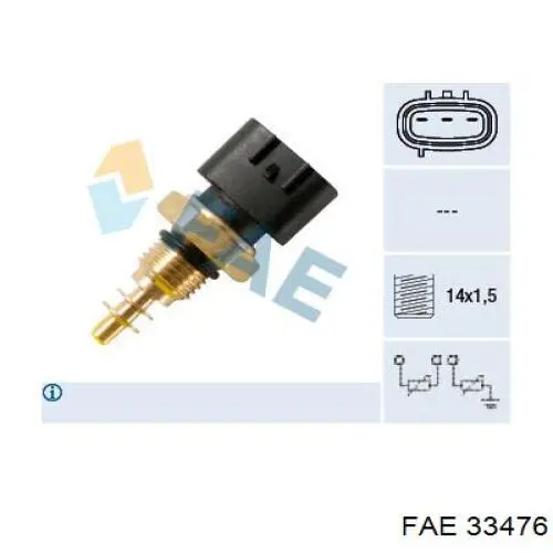 Comprar 33476 FAE Sensor de temperatura de agua