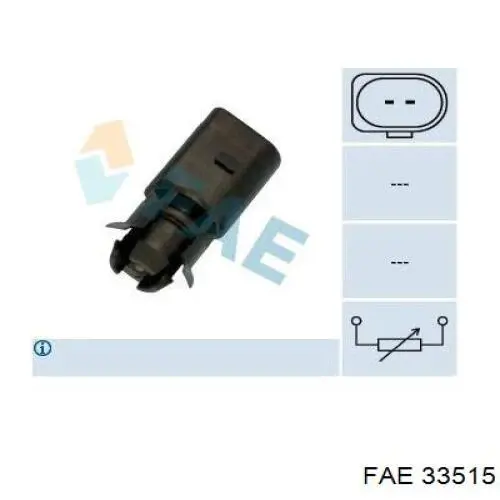 33515 FAE sensor, temperaura exterior