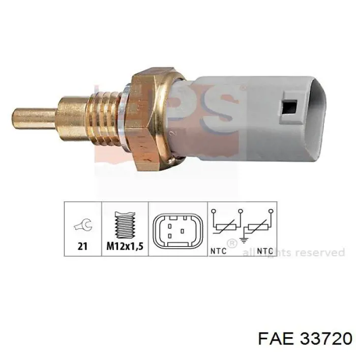Comprar 33720 FAE Sensor de temperatura de agua