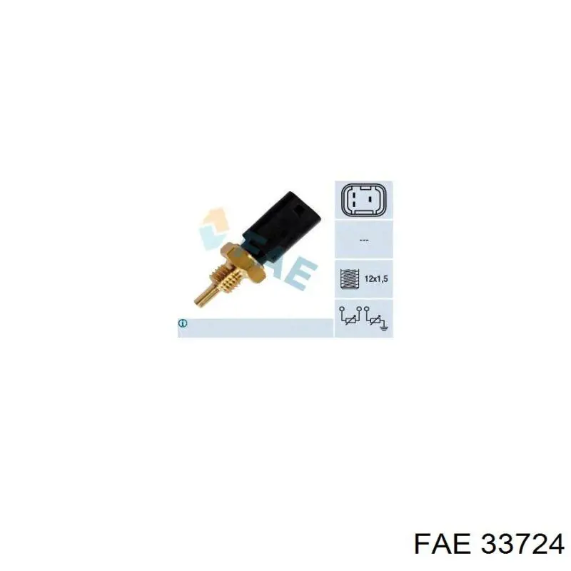 33724 FAE sensor de temperatura del refrigerante