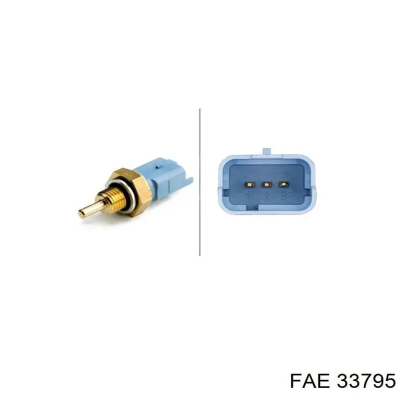 Sensor de temperatura del refrigerante FAE 33795 precio, desde 12,91 EUR