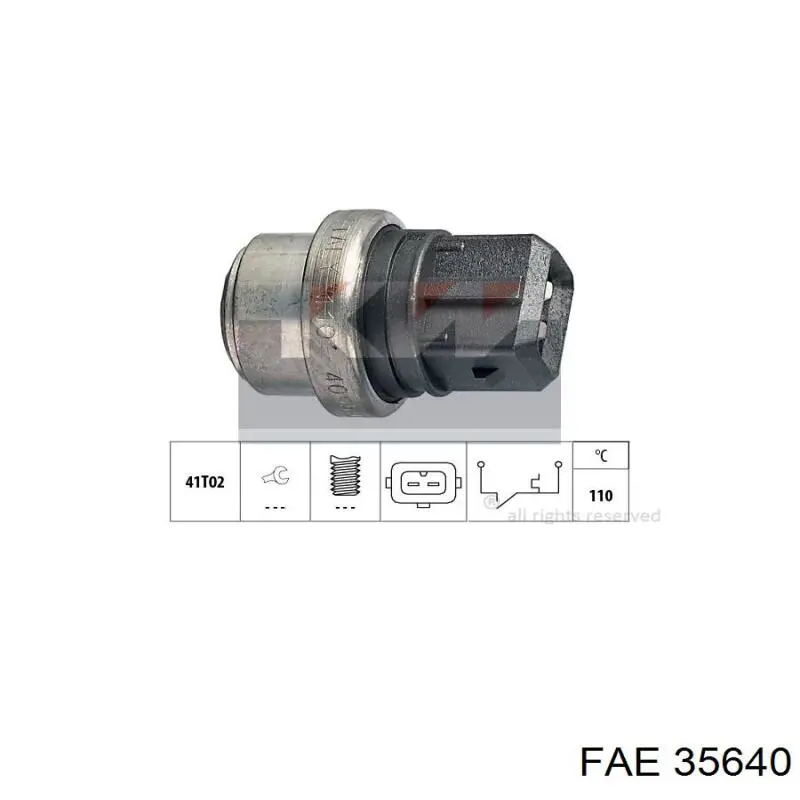 Sensor de temperatura  FAE 35640 precio, desde 5,78 EUR