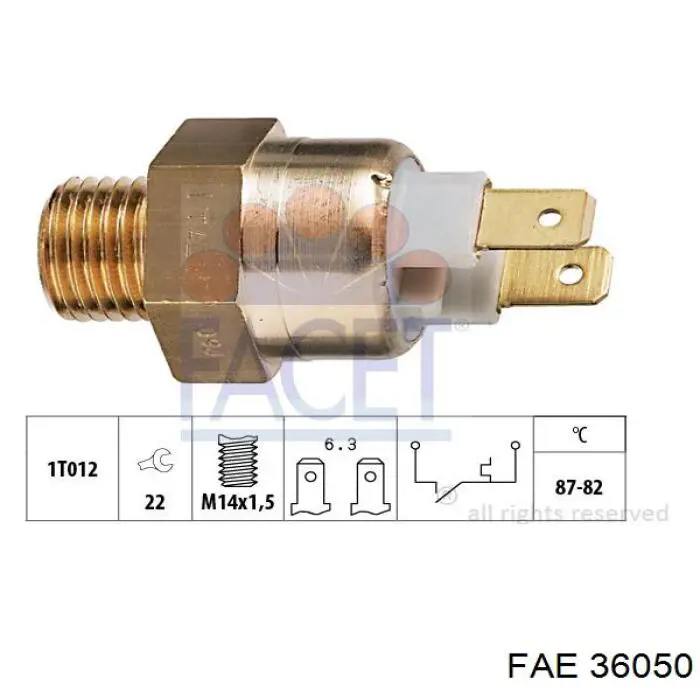 Sensor de temperatura  FAE 36050 precio, desde 26,01 EUR