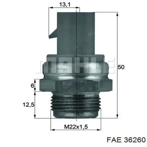 Sensor de temperatura  FAE 36260 precio, desde 13,11 EUR