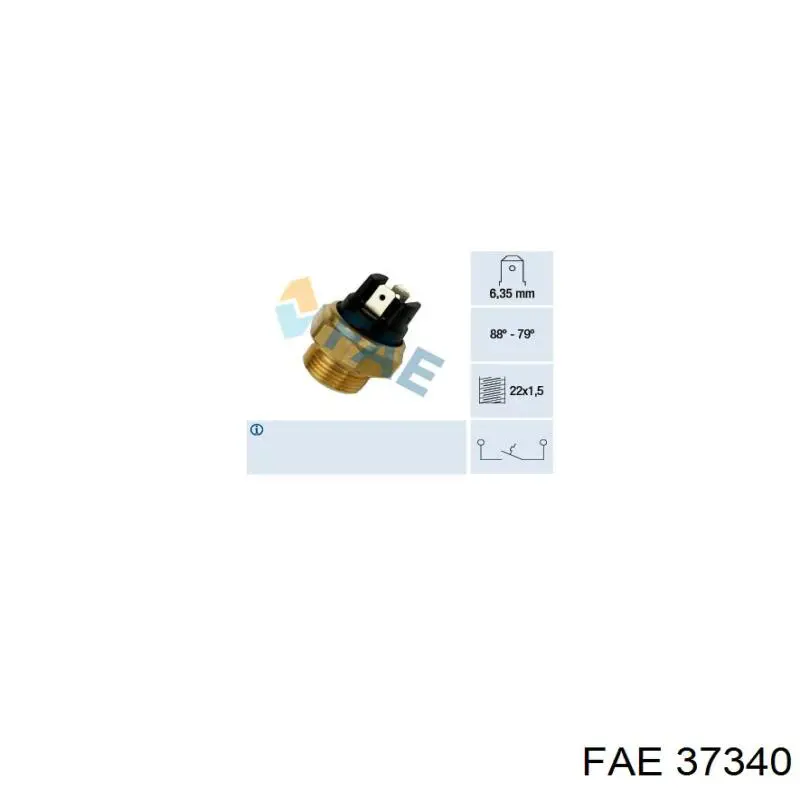 Sensor de temperatura  FAE 37340 precio, desde 5,99 EUR