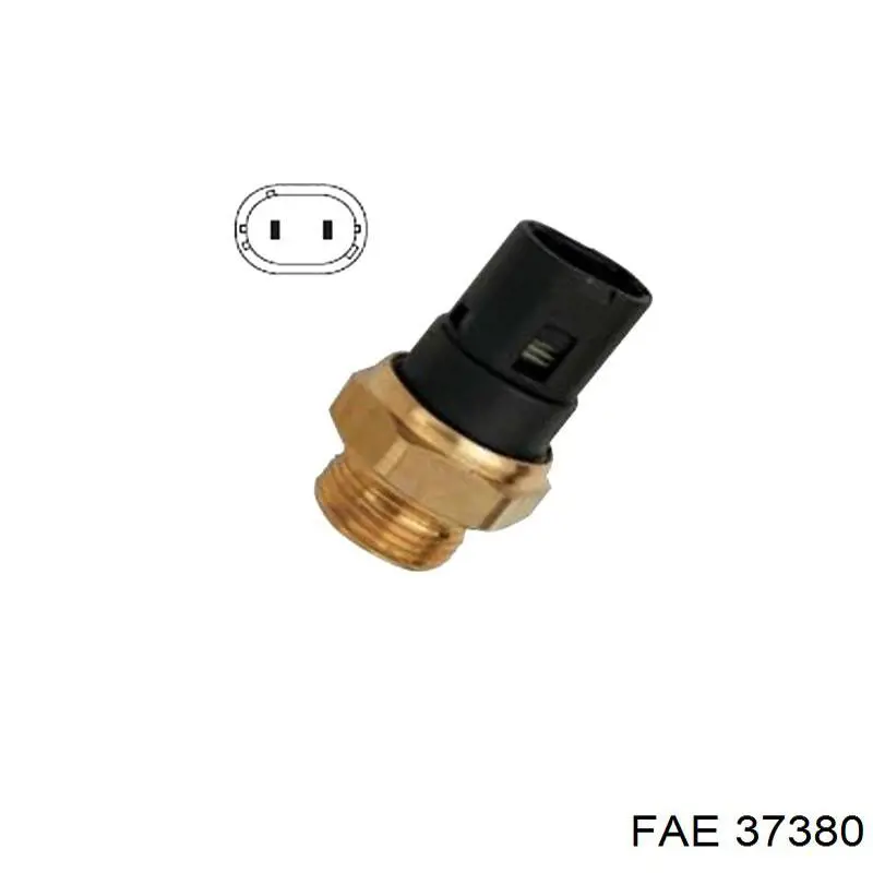 37380 FAE sensor, temperatura del refrigerante (encendido el ventilador del radiador)