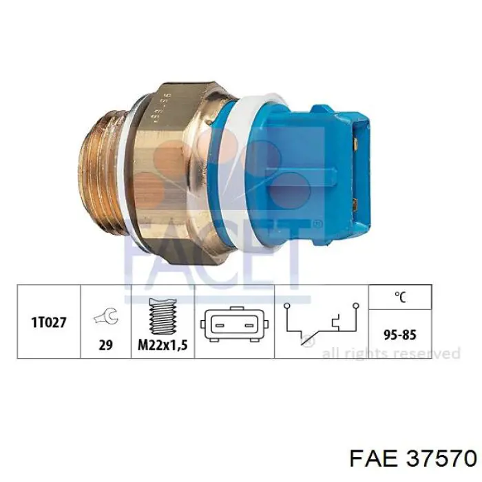 Sensor de temperatura  FAE 37570 precio, desde 25,33 EUR