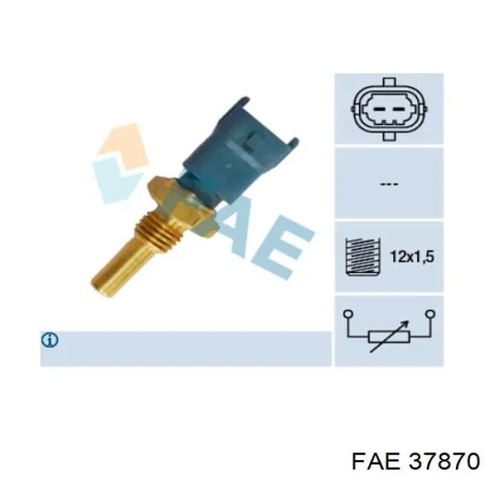 Comprar 37870 FAE Sensor de temperatura del refrigerante, salpicadero