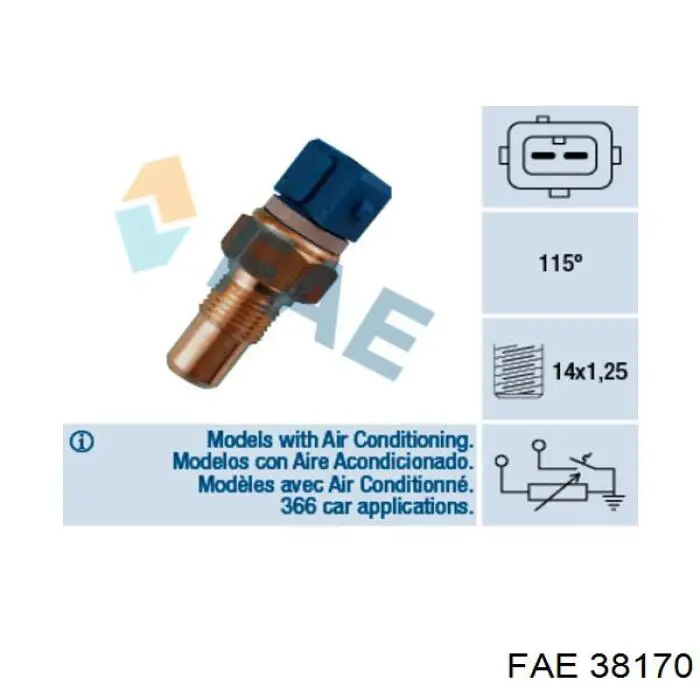 Sensor, temperatura del refrigerante (encendido el ventilador del radiador) Volkswagen Passat 3A5, 351, 315