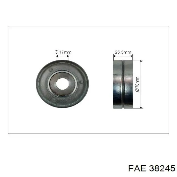 38245 FAE sensor, temperatura del refrigerante (encendido el ventilador del radiador)