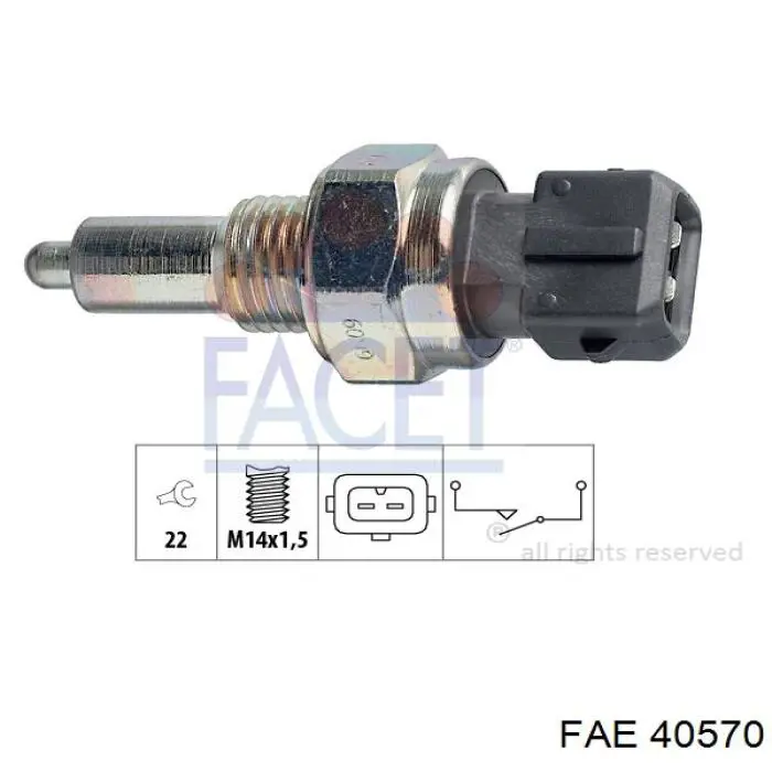 Comprar AF04133 Alfa E-Parts Interruptor de luz de marcha atrás