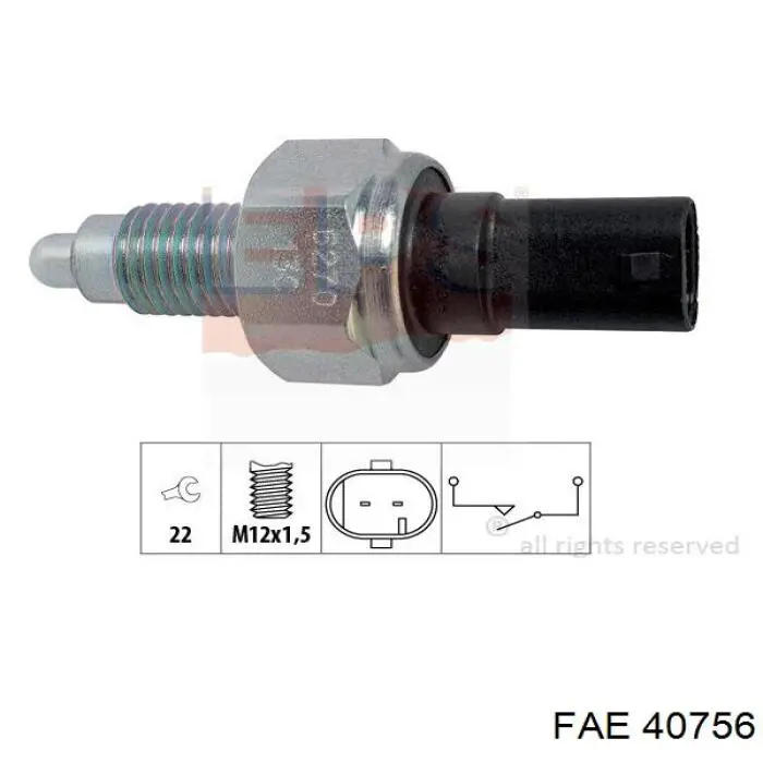 40756 FAE Interruptor de marcha atras