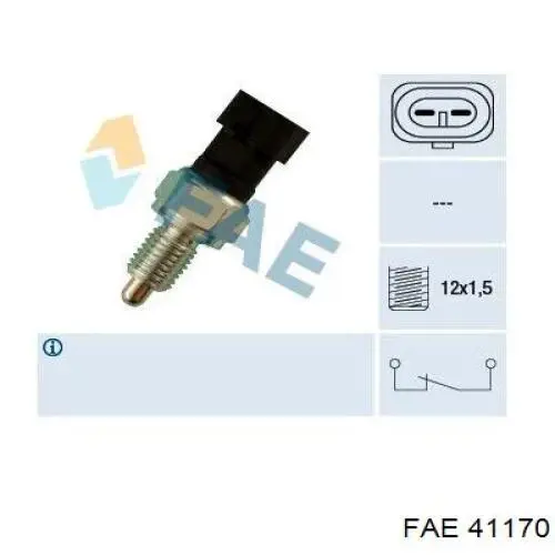 41170 FAE interruptor, piloto de marcha atrás