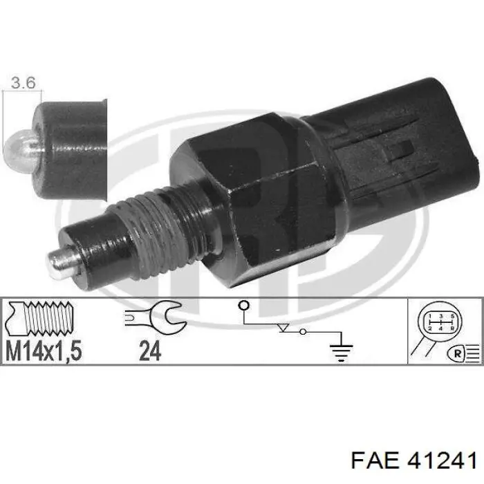 Interruptor piloto de marcha atrás FAE 41241 precio, desde 11,71 EUR