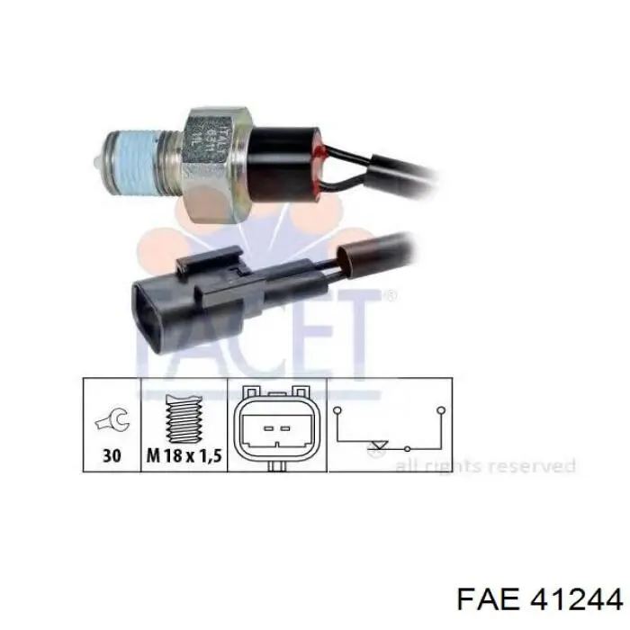 Comprar 41244 FAE Interruptor de luz de marcha atrás