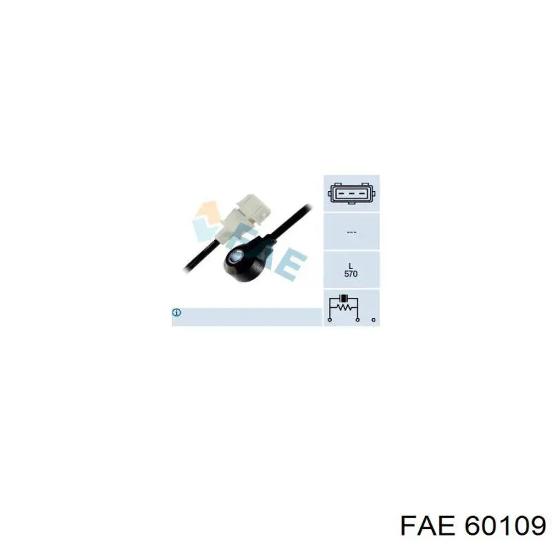 60109 FAE sensor de detonacion