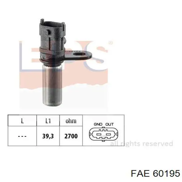 Comprar 60195 FAE Sensor de detonacion
