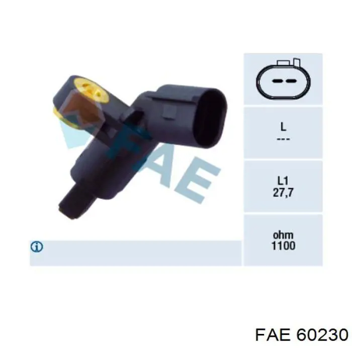 Sensor de detonacion 60230 FAE