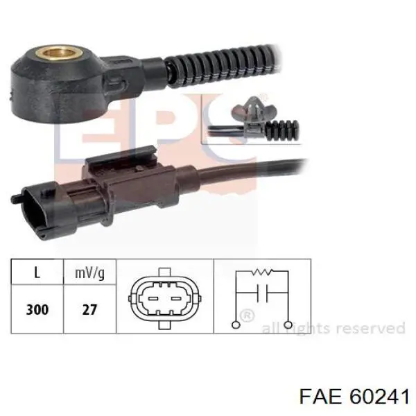 60241 FAE sensor de detonacion