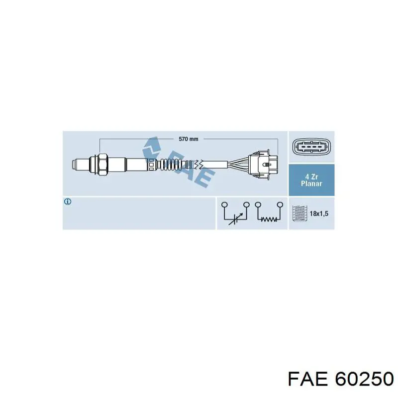 Comprar 60250 FAE Sensor de detonacion