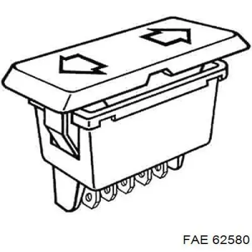Unidad de control de elevalunas delantera izquierda FAE 62580 precio, desde 8,61 EUR