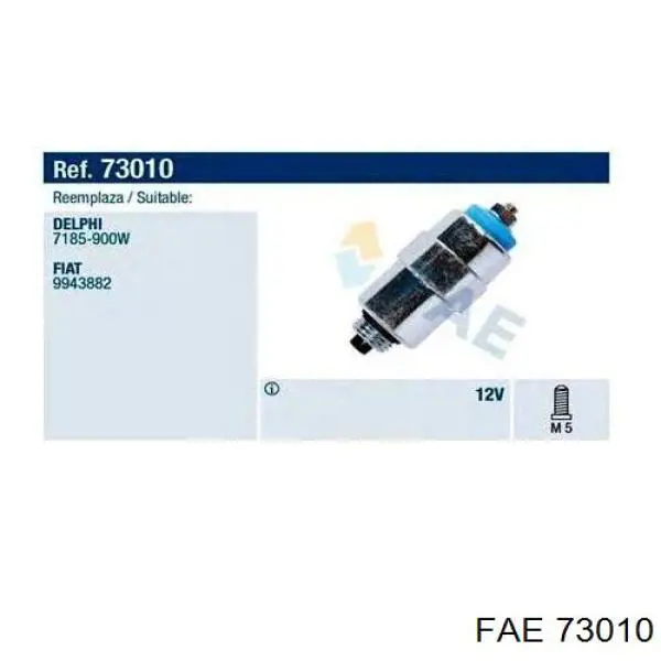 Válvula de corte de combustible de la bomba de inyección Delphi 9108073A precio, desde 11,69 EUR