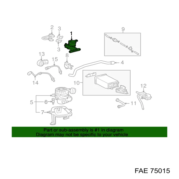 75015 FAE Sonda lambda (NOx, O2)