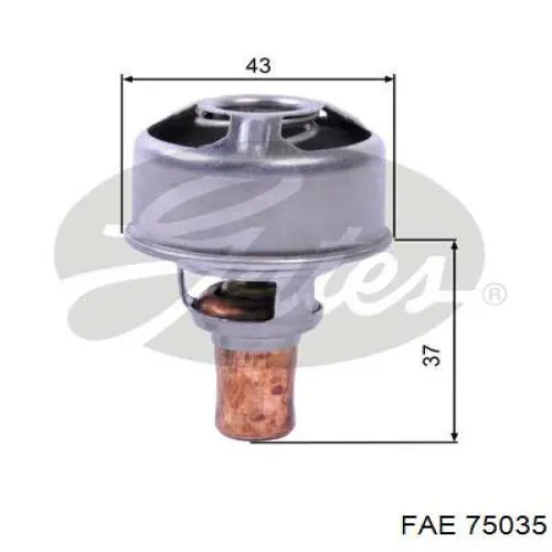 75035 FAE sonda lambda sensor de oxigeno para catalizador