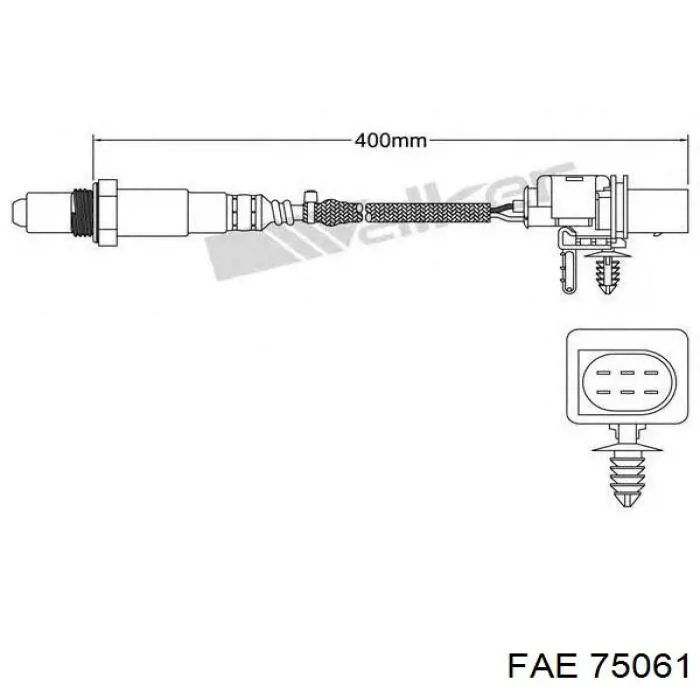 Sensor de oxígeno previo al catalizador FAE 75061
