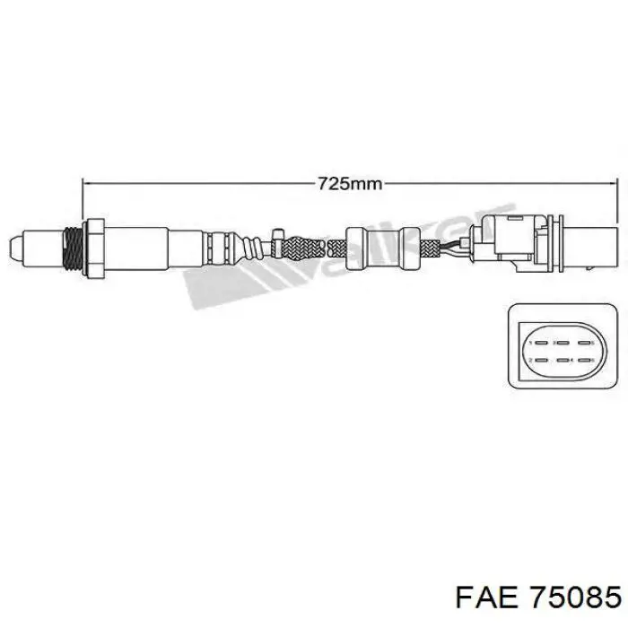 75085 FAE sonda lambda sensor de oxigeno para catalizador