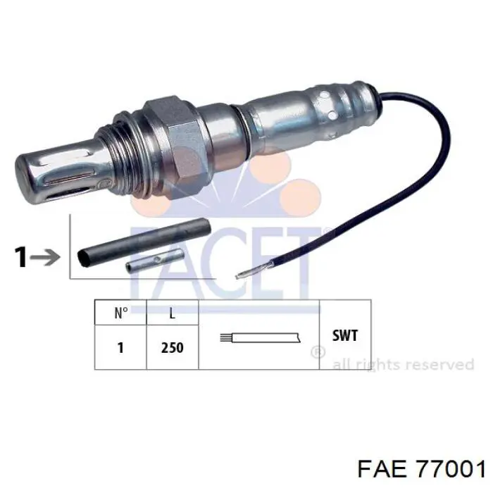 77001 FAE sonda lambda