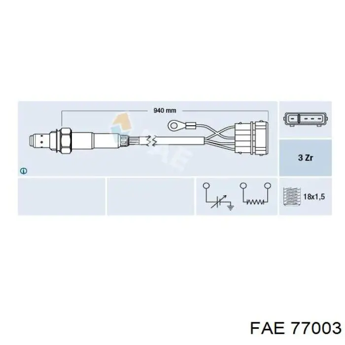 Comprar 77003 FAE Sensor NOx