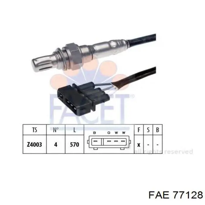 Comprar 77128 FAE Sensor de oxígeno previo al catalizador
