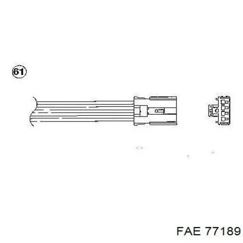 Comprar 77189 FAE Sonda lambda de oxígeno posterior al catalizador