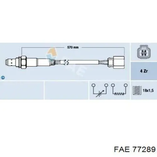 77289 FAE sonda lambda