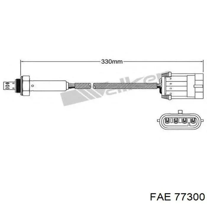 Sonda de oxígeno FAE 77300 precio, desde 73,89 EUR