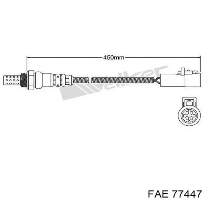 Sensor de oxígeno previo al catalizador FAE 77447 precio, desde 64,67 EUR